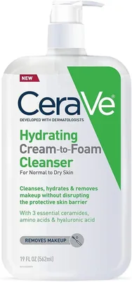 CeraVe Hydrating Cream-to-Foam Cleanser | 13% Off