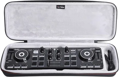 LTGEM DJ Controller Case for Hercules Compact DJ DJControl Starlight - Hard Storage Travel Bag
