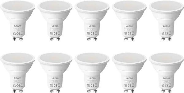 Lepro GU10 LED Bulbs, Warm White 2700K