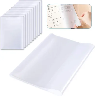 Couvercles transparents A4 XGzhsa, 10 packs - Réutilisables et ajustables