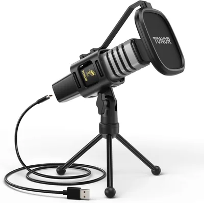 Microphone USB TONOR pour Streaming et Enregistrement Studio