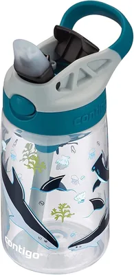 Contigo Kids Water Bottle with AUTOSPOUT Straw, 14 oz., Shark - Best Deal