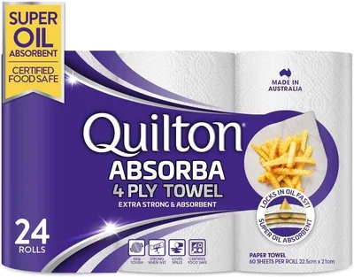 Quilton Absorba 4-Ply Paper Towel 24 Pack Best Deal