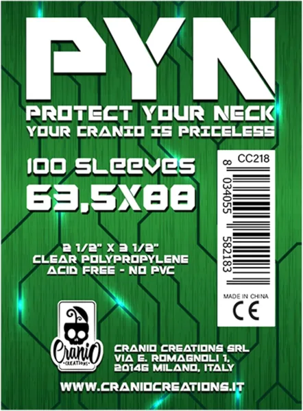 Cranio Creations CC218 PYN 100 Sleeves 63.5x88