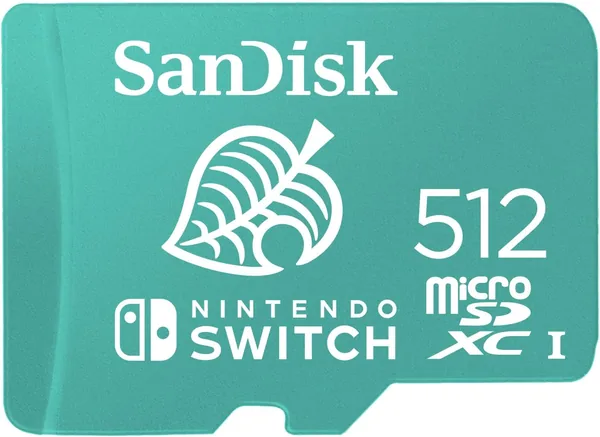 SanDisk MicroSDXC UHS-I Kaart voor Nintendo Switch, verse groene kleur