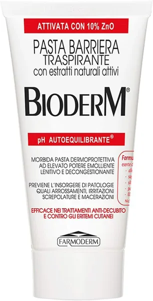 BioDerm Barrier Paste Changing Cream with Zinc Oxide 300ml - Protective Soothing Paste for the Elderly, Alleted, Disabled and Babies