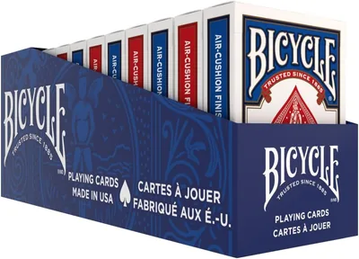 Bicycle Standard Cards, Poker Size 12 Pack