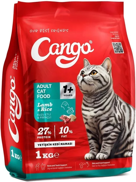 Cango Adult Cat Food - Lamb & Rice Recipe, 1 Kg