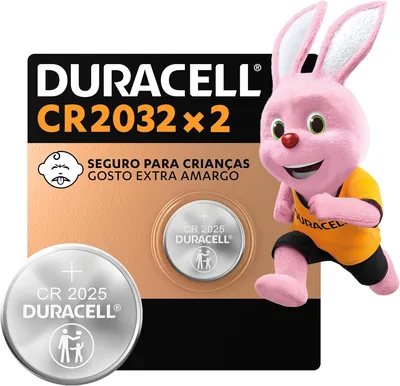 Duracell Pilhas Moeda CR2032 - 2 Unidades para Placas Mãe e Controles Automotivos | Melhor Preço
