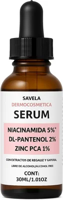 Suero Facial 30ml con Niacinamida 5%, Pantenol 2% y Zinc PCA, Regulador Seborregulador, Hidratante, $179.00 - Mejor Oferta