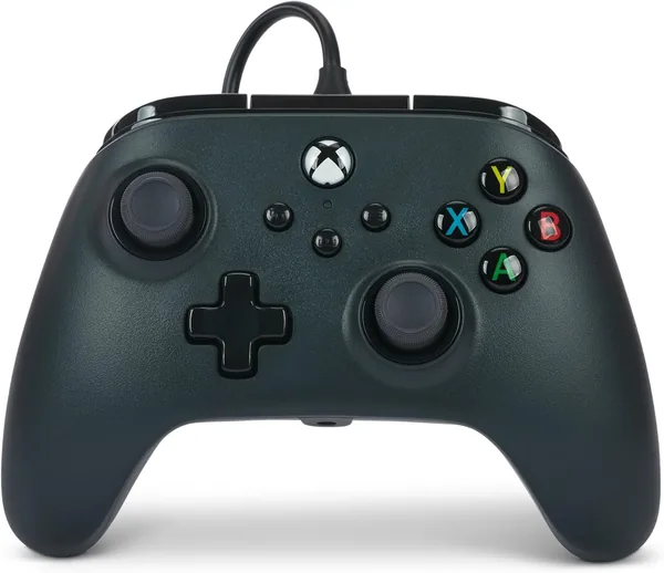 PowerA Wired Controller For Xbox Series X & S, Xbox One, PC, Windows 10 & 11, Dual Rumble Motors, Detachable 10ft USB Cable, 3.5mm Stereo Headset Jack