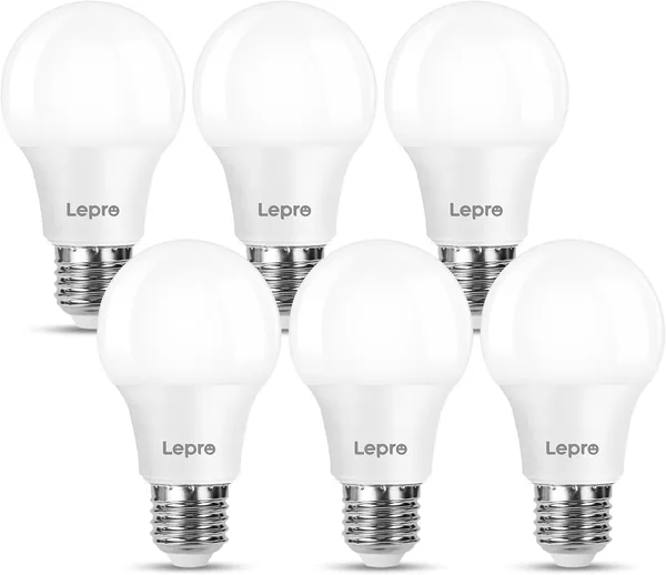 Lepro E27 Screw Bulbs 60W Equivalent, Warm White 2700K E27 LED Bulb, 8.5W 806lm Edison Screw ES LED Light Bulb