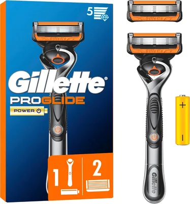 Gillette ProGlide Razor with 2 Blades & Lubrication