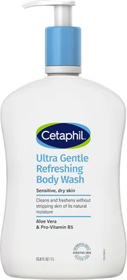 Cetaphil Ultra Gentle Body Wash 1L (Refreshing Scent) - Best Deal