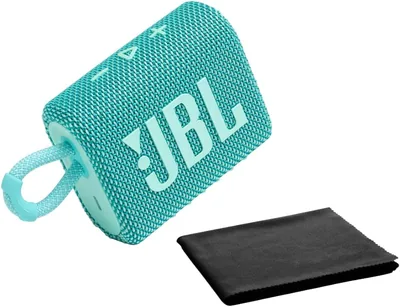GO 3 Portable Bluetooth Speaker - Blue & Pink with USB-C Loop Deal
