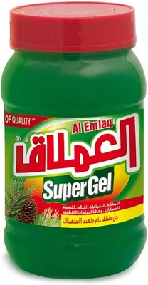 جل سوبر إلمق لا عيب متعدد الأغراض برائحة الصنوبر - مناسب للأرضيات والأسطح والحمامات والأحواض - 750 جرام