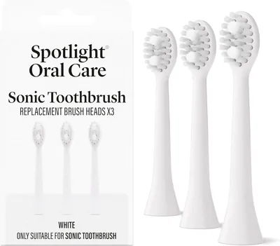 Spotlight Oral Care Sonic Toothbrush Heads 3 Pack 25% Off