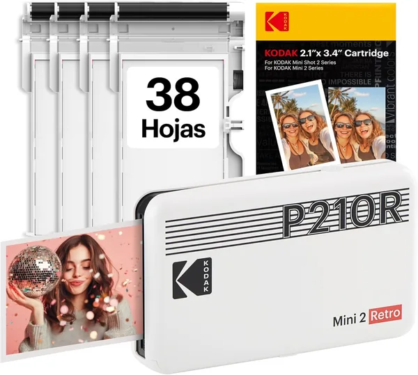 KODAK Mini 2 Retro Impresora Fotográfica Port