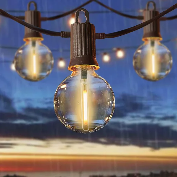 ZOTOYI LED Outdoor String Lights Mains Powered