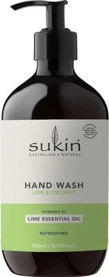 SUKIN Cleansing Hand Wash Lime Coconut 500ml Best Deal