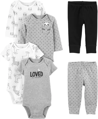 Conjunto de 6 peças para bebês meninos da Carter's
