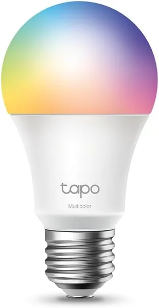 Tapo L530E WiFi Smart LED Light Bulb, Multicoloured, E27, Compatible with Alexa and Google Home, 806 Lumens, 9W (Equivalent 60W), Remote Control via APP