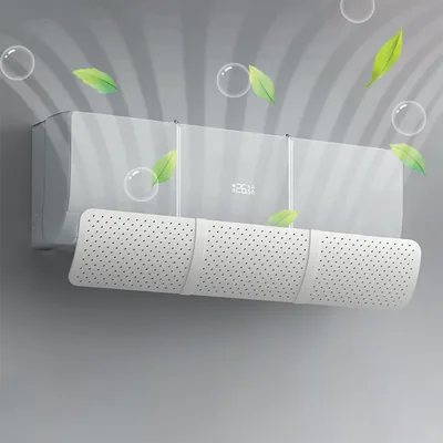 Difusor de Aire Acondicionado Universal, Deflector de Viento Retractable para Salida de Aire, Anti-Bloqueo