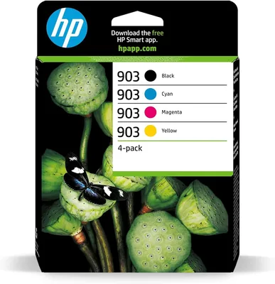 Cartouches d'encre HP 903, Pack de 4, 7% de réduction