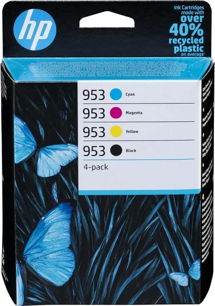 Ink Cartridge HP OfficeJet Pro 8200, 8700 et 7700, Pack de 4 couleurs ( noir, jaune, cyan, magenta)
