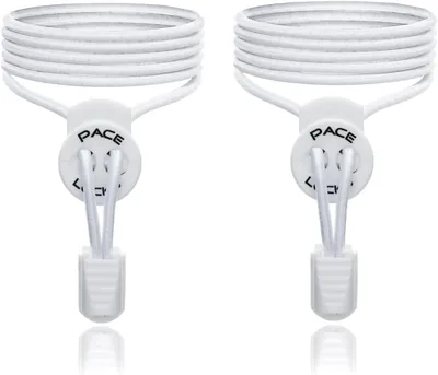 ALPHAPACE PACE LOCKS Elastieke veters, geen knopen, snelveter voor sport, voor jong en oud, 120 cm, Verschillende Kleuren