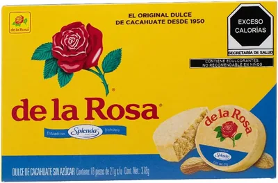 De la Rosa Mazapán sin azúcar 18 piezas 21 grs - 32% Off