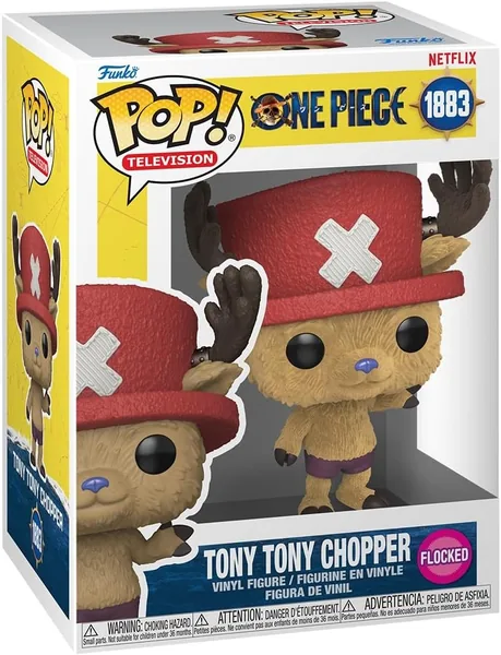 Funko POP! Television: Netflix - One Piece - Chopper - Flocked - Vinyl Figure Collectible
