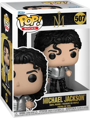 Funko Pop! Rocks: Michael Jackson - Bad Tour | Merchandising Oficial de Coleccionable en Vinilo para Decoración