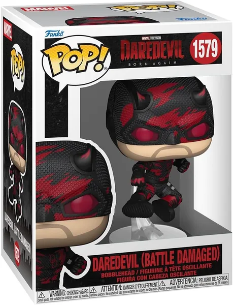 Funko Pop! Marvel: Daredevil: Born Again - Daredevil (Battle Damaged) Collectable Vinyl Figure