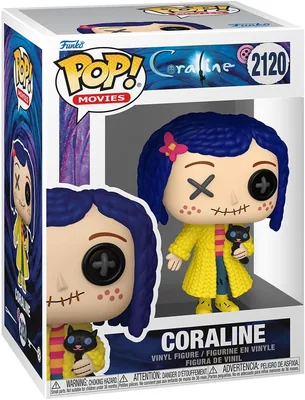 Funko Pop! Películas: Parche - Coraline | Figura de vinilo coleccionable - Idea de regalo - Mercancía oficial - Juguetes para niños y adultos
