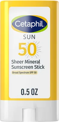 Cetaphil Sheer Mineral Sunscreen Stick 100% Natural, 50% Off
