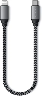 Satechi USB-C to Lightning Cable - Apple MFi Certified Fast Charging for iPhone 17-15 Series, AirPods Pro