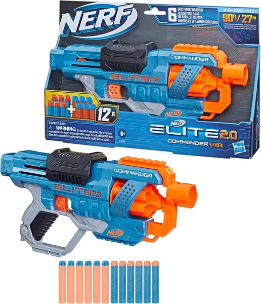 Nerf Elite 2.0 Commander RD-6 Manual Blaster