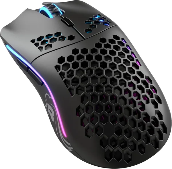 GLORIOUS Gaming Model O Draadloze Gaming Muis - Super Licht, 69g Honingraatontwerp, RGB, Ambidexter, Lagvrije 2.4GHz Draadloos, 49% Korting