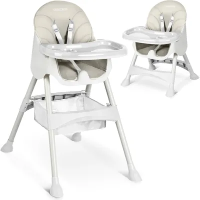 Ricokids High Chair Baby 3-in-1 Folding Height Dining Chair