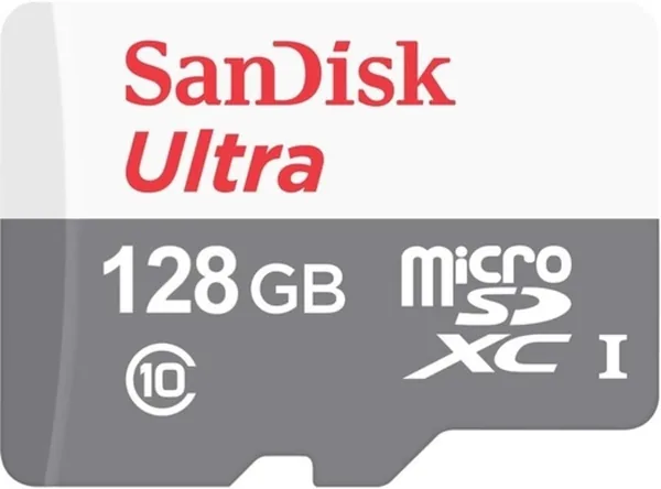 SanDisk 128GB Ultra microSDXC UHS-I Class 10 Memory Card