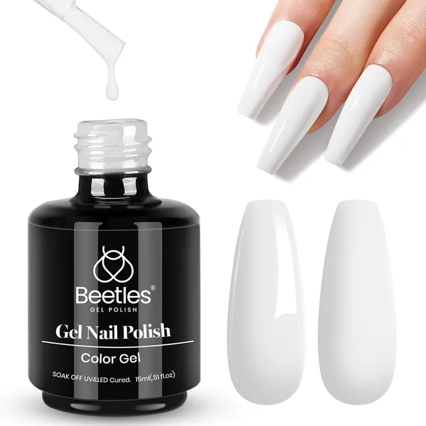 Beetles White Gel Nail Polish