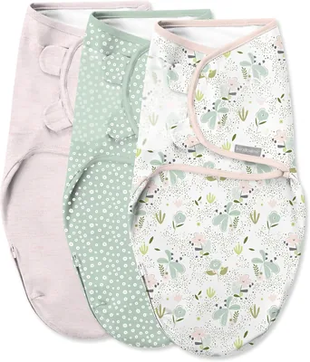 SwaddleMe Easy Change Swaddle Peekaboo Panda S/M 0-3 Mins Pack of 3