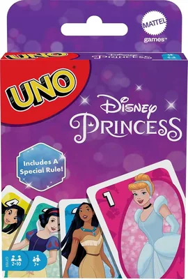 Mattel Games UNO Disney Princesses Card Game for Kids & Family