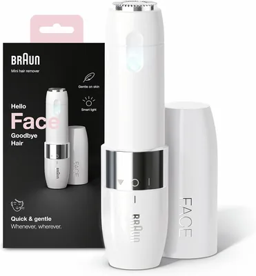 Braun Face Mini FS1000 Elektrische Gezichtshaarverwijder voor Vrouwen - 30% Korting