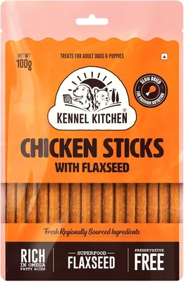 Kennel Kitchen All Life Stages चिकन स्टिक ट्रीट्स, 100g (पैक ऑफ 1) - सबसे अच्छा डील