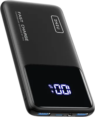 Batterie externe INIU, 22.5W 10000mAh, banque d'alimentation portable USB-C Entrée & Sortie PD3.0 QC4.0 Recharge rapide Powerbank