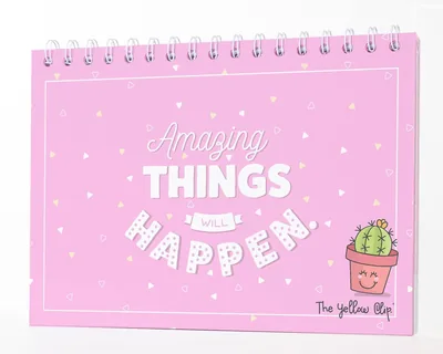 The Yellow Clip - Planificador Semanal con Stickers para Mujeres, Planner en Español sin fecha por semana