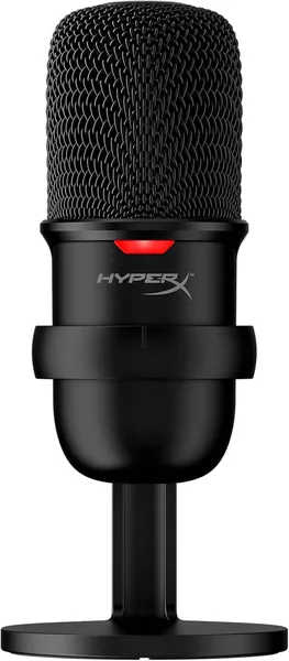 HyperX SoloCast USB Condensermikrofoon voor Gaming, PC, PS4 en Mac - Eén Knop Muting, Cardioïde Polar Patroon, 4.6/5 Sterren (21.151 Beoordelingen)