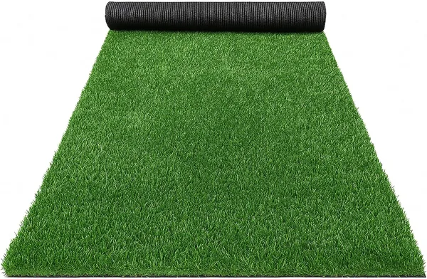 Egardenkart Artificial Grass Carpet - Green 36mm (200x100cm) Fake Grass for Balcony Decor Turf
